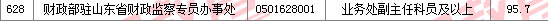 2011国家公务员考试面试分数线